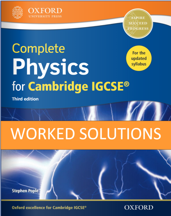 IGCSE Physics Stephen Pople Solution Access for One Year